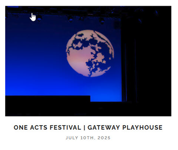 One Acts Festival | Gateway Playhouse Â© KATELIN KEANE PHOTOGRAPHY