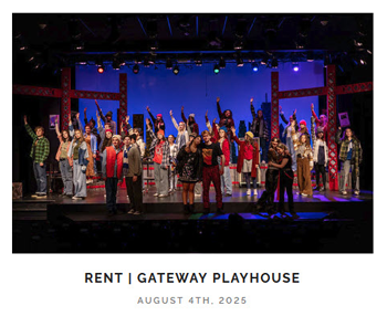 Rent | Gateway Playhouse Â© KATELIN KEANE PHOTOGRAPHY